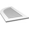 Ekena Millwork Quarter Round Top Left Surface Mount PVC Gable Vent w/ 3-1/2"W x 1"P Standard Frame, 20"W x 38"H GVPQL20X3801SN - alternate 5